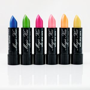 
            
                Load image into Gallery viewer, Magic Kiss Keiki Rainbow Shave Ice Lipstick Collection (Set of 6) - magickiss
            
        